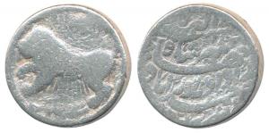 Jahangir, Silver Zodiac Rupee, 10.88g, Ahmedabad Mint, Leo sign, AH 1027/13. Fine, Rare.