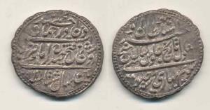 Tipu Sultan, Silver Rupee, 11.46g, Patan Mint, AM 1218/8. Nice toning, Extremely Fine, Rar