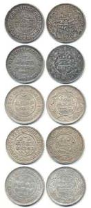 Khengarji III (VS 1932-1999, 1875-1942 AD), Silver 2 ½ Kori, in the name Victoria (2), 188