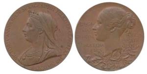 Victoria’s Diamond Jubilee Medal, Copper, 1837-1887, matured bust of the Queen to left on 