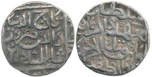Taj ud- Din Firuz Shah, (AH 800-825, 1397-1422 AD), Silver Tanka, 10.89g, Hazrat Ahsanabad