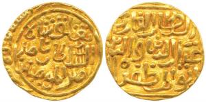 Ghiyath al-Din Tughluq (AH 720-725; 1320-1325 AD), Gold Tanka, 10.82g, Dar al-Islam Mint (