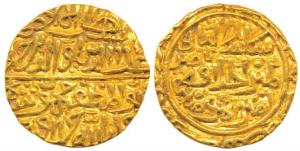 Ala al Din Mahmud Shah I (AH 839-873, 1436-1439 AD), Gold Tanka, 11.05g, Shadiabad Mint, S