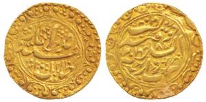 Uzbekistan, Muhammad Khudayar Khan (1845-1858 AD), Gold Tilla, 4.29g, Khoqand region, AH 1