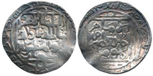 Ghiyas-ud-din Balban (AH 664-686, 1266-1287 AD), Silver Tanka, 10.78g, Khitta Lakhnauti Mi