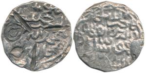 Nasir al-din Mahmud, Silver Tanka, 10.58g, Muhammadabad Mint, AH 856 (G&G B419). Very Fine