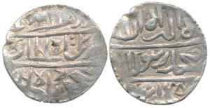 Rukn al-din Barbak, Silver Tanka, 10.59g, no mint type, legend within three lines, (G&G B5