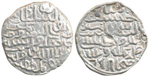 Ala al-Din Husain Shah, Silver Tanka, 10.43g, Fathabad Mint, 4th victory type, AH 89 (G&G 