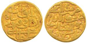 Firuz Shah Tughluq (AH 752-790, 1351-1388 AD) Gold Tanka, 10.89g, with the name of Caliph 