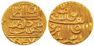 Nasir al-Din Mahmud Shah III (AH 944-961, 1537-1553 AD), Gold Tanka, 12g, AH 947, date at 