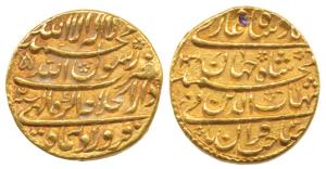 Shah Jahan (AH 1037-1068, 1628-1658 AD), Gold Mohur, 10.82g, Dar-ul-Khilafat Agra Mint, AH