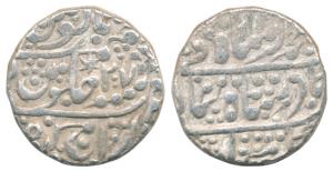 Pratap Singh, (AH 1186-1206/1772-1791 AD), Silver Rupee, 11.08g, Rajgarh Mint, in the name