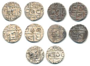 Upendra Narayan (1715-1764 AD), Silver ½ Rupee. Very Fine+. (5)
