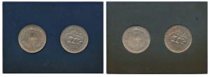 1990 Collectors Pack, World Food Day, Food For Future, set of 2, Cupro-Nickel Rupee, Calcu