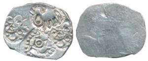 Punch marked, Vidarbha Janapada, Painaganga valley area (c. 500-400 BC), Silver ½ Karshapa