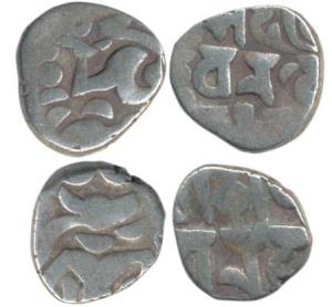 Gurjara Pratihara, Vinayaka (c. 913-33 AD), Silver Adivaraha Dramma (2), Boar or Varaha in