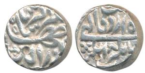Jahangir, Silver Rupee, 11.07g, Jahangirnagar (Dhakka) Mint, RY 8, Month Ardibihisht (KM 1