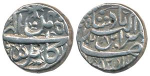 Jahangir, Silver Rupee, 11.26g, Kabul Mint, AH 1028, Month Bahaman with decoration in the 