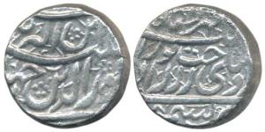 Jahangir, Silver Heavy Rupee, 13.31g, 20% overweight, Kashmir Mint, Sakhat Noorani Couplet