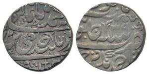 Nawab Ahmad Khan Bangash, Silver Rupee, 10.98g, Farrukhabad Mint, in the name of Shah Alam