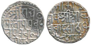 Jai Singh (1797-1818 AD), Silver Rupee, 10.62g, Jay Nagar Mint (KM 9 var), a distinctly ne