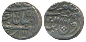 Hyderabad Feudatories, Narayanpeth, Silver Rupee, 11.0g, Dilshadabad Mint, AH 1186/1197 du