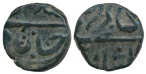 Sidi Muhammad Khan (AH 1242-1265, 1826-1848 AD), Copper Paisa, 6.32g, (KM 10). Very Fine.