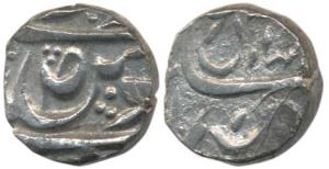 Lal Singh (1781-1890 AD), Silver Rupee, 10.94g, (KM 10). Fine+, Very Rare.