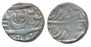 Rajinder Singh, Silver Rupee, 10.94g, in the name of Ahmed Shah Durrani (KM Y6). About Ver
