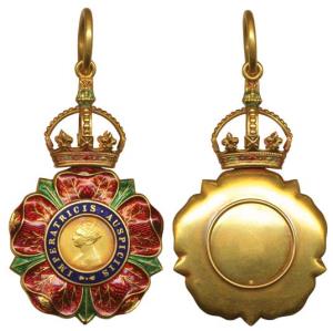 The Most Eminent Order of the Indian Empire, Companion’s (C.I.E.) Neck Badge, Gold and Ena