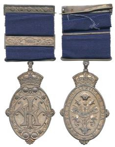 Kaiser-I-Hind Medal, Queen Victoria, Silver, with Second Award Bar dated 1914, an oval bad