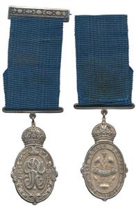 Kaiser-i-Hind Medal, George VI, Silver, an oval badge surmounted by the imperial crown, th