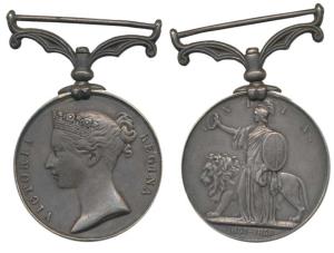 Indian Mutiny 1857-58 Medal, Silver, awarded to Private Goordial 5th Punjab Infantry Punja