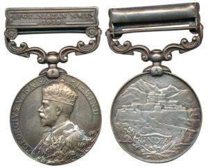 India General Service Medal, George V, Silver, Afghanistan N.W.F. 1919 bar, awarded to 192