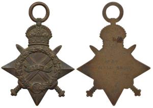 First World War, 1914-15 Star, Bronze Medal, awarded to 56 Tindal Badri, I.O.D. (MYB 167).