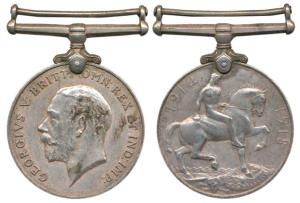 British War Medal 1914-18, George V, Silver, awarded to N- Sister M.O.C. Daly (MYB 168). E