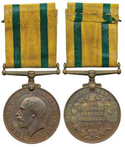 Territorial Force War Medal, George V, Bronze, awarded to 548034 DVR. W WEST Royal Enginee