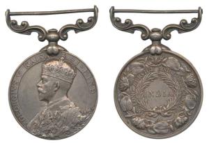 Indian Army Long Service & Good Conduct Medal, George V (D), Silver, awarded to 2002 Sowar