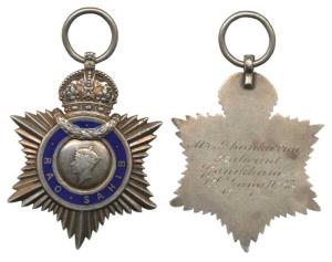 Indian Title Badge, George VI, Silver, Rao Sahib, awarded to Shankerrao Balwant Ganjkhane 