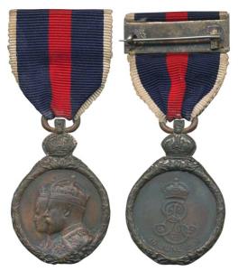 Coronation Medal of Edward VII, Bronze, conjoined Bust of Edward VII and Queen Alexandra o