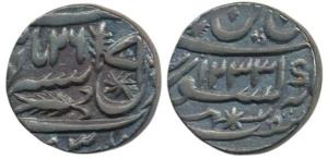 Muhammadabad Banaras Mint, Silver Rupee, 11.02g, in the name of Shah Alam II, AH 1233/26, 