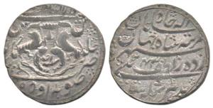 Nasir-ud-Din Haider (AH 1243-1253, 1827-1837 AD), Silver Rupee, 11.09g, Muhammadabad Banar