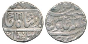 Mughal Issue, Silver Rupee, 11.06g, Sawai Jaipur Mint, in the name of Shah Alam II, RY 31,