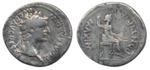Roman Empire, Tiberius, Silver, Tribute Penny, head of the emperor to right on obv., Godde
