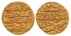 Ala-ud-Din Ahmed Shah II (AH 838-862, 1435-1457 AD), Gold Tanka, 11.04g, Hazrat Muhammadab
