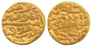 Mahmud Shah bin Muhammad Firuz (AH 795-815, 1393-1413 AD), Gold Tanka, 10.67g, abu al muza