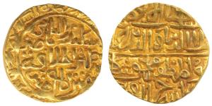 Ala al Din Mahmud Shah I (AH 839-873, 1436-1439 AD), Gold Tanka, 11.08g, Shadiabad Mint, S