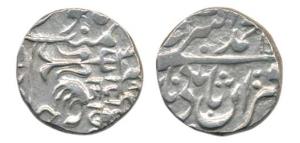Jankoji Rao (AH 1243-1259, 1827-1843 AD), Silver Rupee, Basoda Mint, in the name of Muhamm