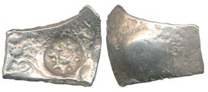 Punch-marked, Narhan Area (c. 600-500 BC), Silver Double Karshapana, 6.58g, single circula