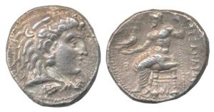 Kingdom of Macedonia, Alexander III (c. 336-323 BC), Silver Tetradrachm, 16.95g, head of y